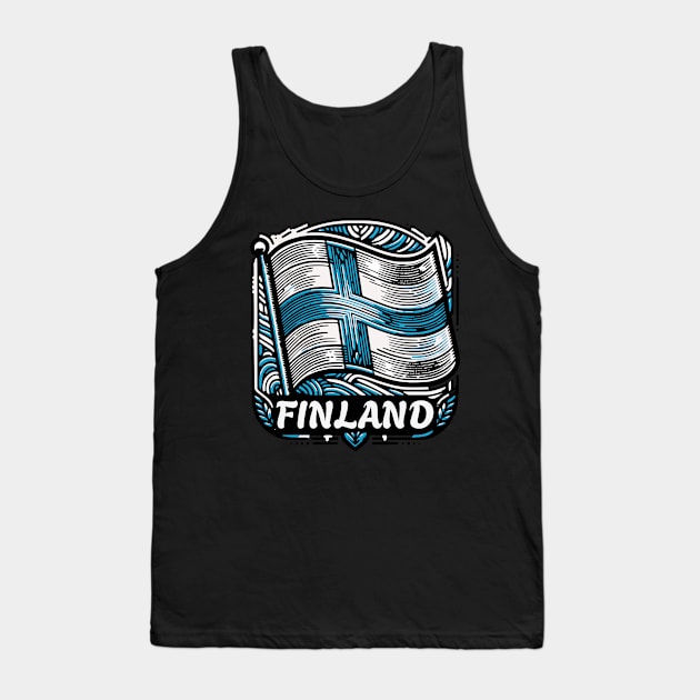 Finland Tank Top by NorseMagic